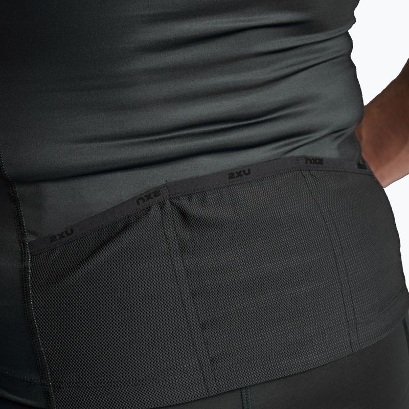 Tank top de ciclism pentru bărbați 2XU Core Tri Tank black/white 8