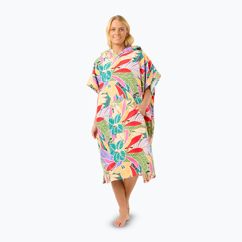 Poncho pentru femei Rip Curl Mixed Hooded dark chocolate