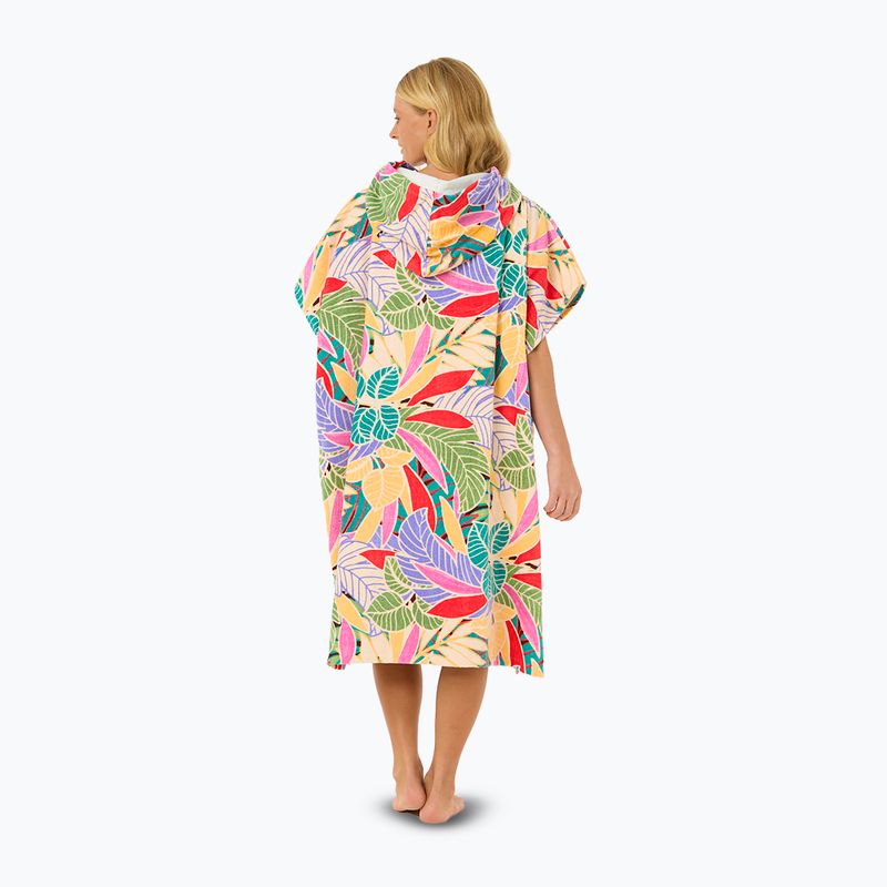 Poncho pentru femei Rip Curl Mixed Hooded dark chocolate 2