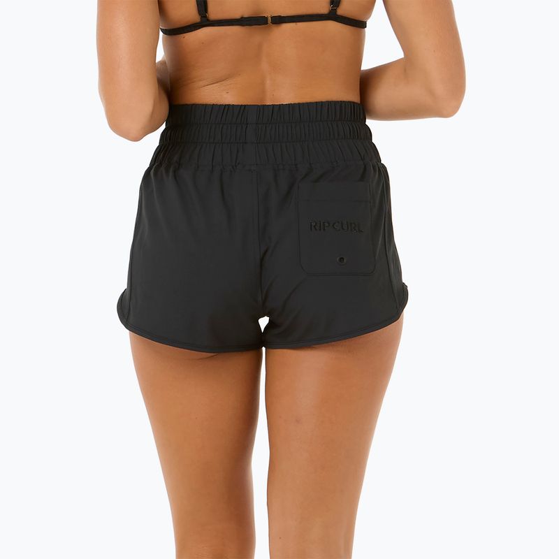 Pantaloni scurți de baie pentru femei Rip Curl High Waist Retro Volley 3" black 3