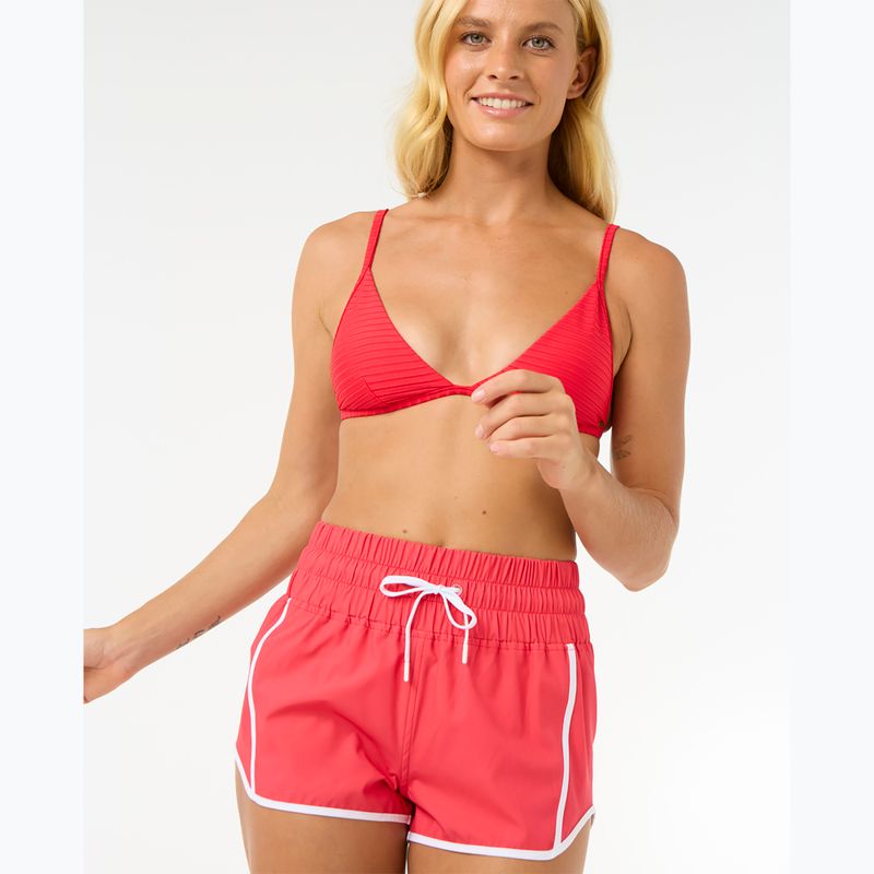 Pantaloni scurți de baie pentru femei Rip Curl High Waist Retro Volley 3" hibiscus red 4