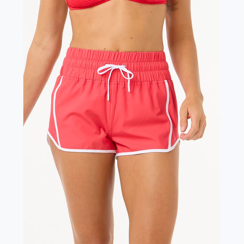 Pantaloni scurți de baie pentru femei Rip Curl High Waist Retro Volley 3" hibiscus red 5