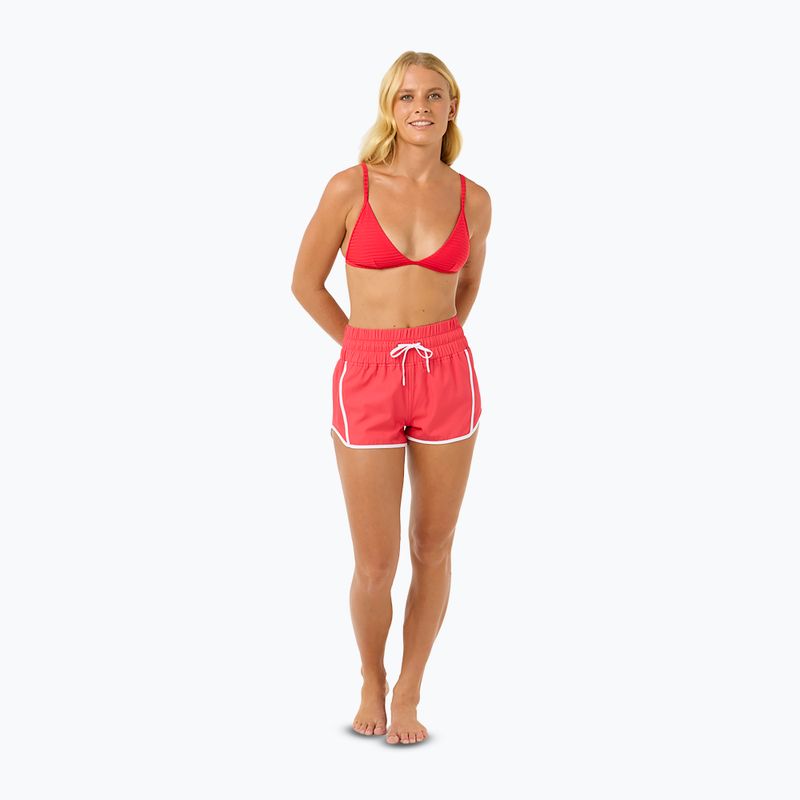 Pantaloni scurți de baie pentru femei Rip Curl High Waist Retro Volley 3" hibiscus red 2