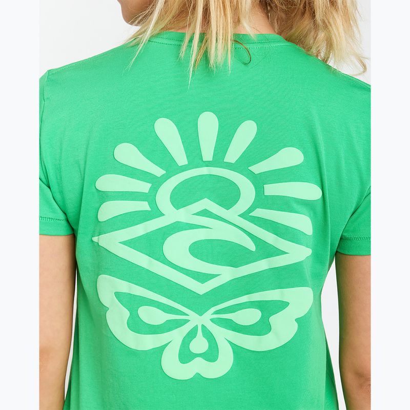 Tricou pentru femei Rip Curl Re-Entry Crew green 5
