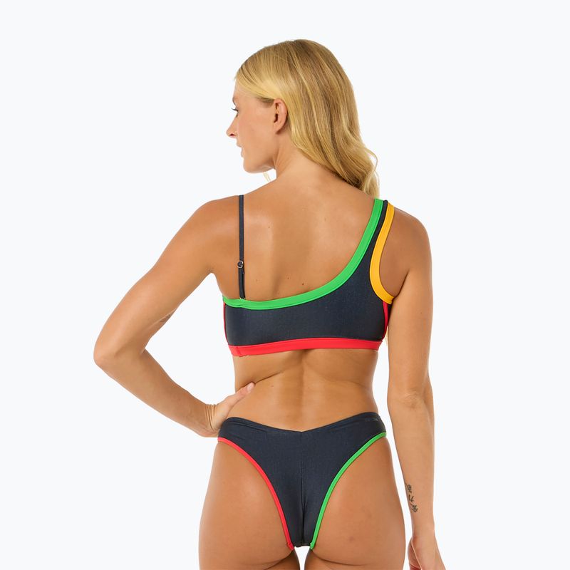 Partea de sus a costumului de baie Rip Curl Gigi One Shoulder dark denim 3