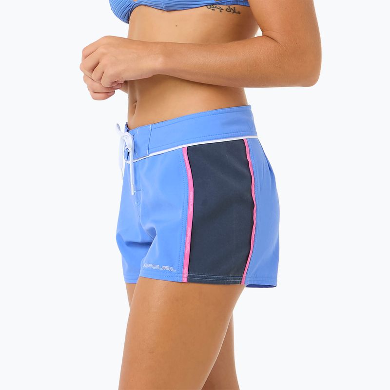 Pantaloni scurți de baie pentru femei Rip Curl Las Dalias Performance 3" blue 6