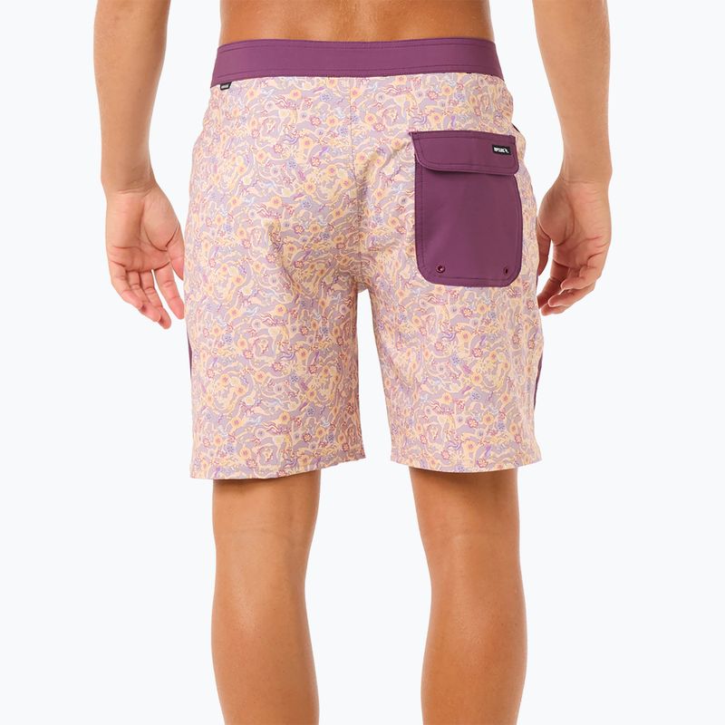 Pantaloni scurți de baie pentru bărbați Rip Curl Mirage Floral Reef smokey grape 3