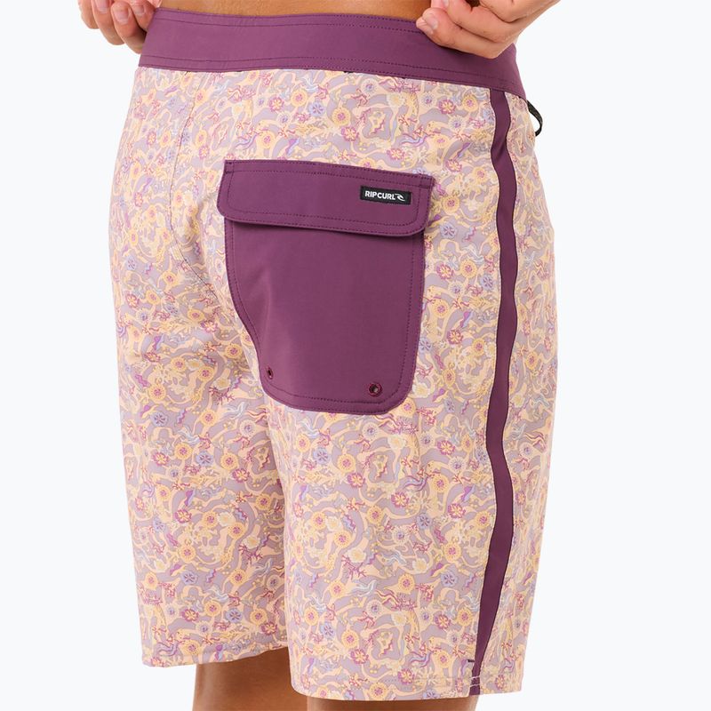 Pantaloni scurți de baie pentru bărbați Rip Curl Mirage Floral Reef smokey grape 5