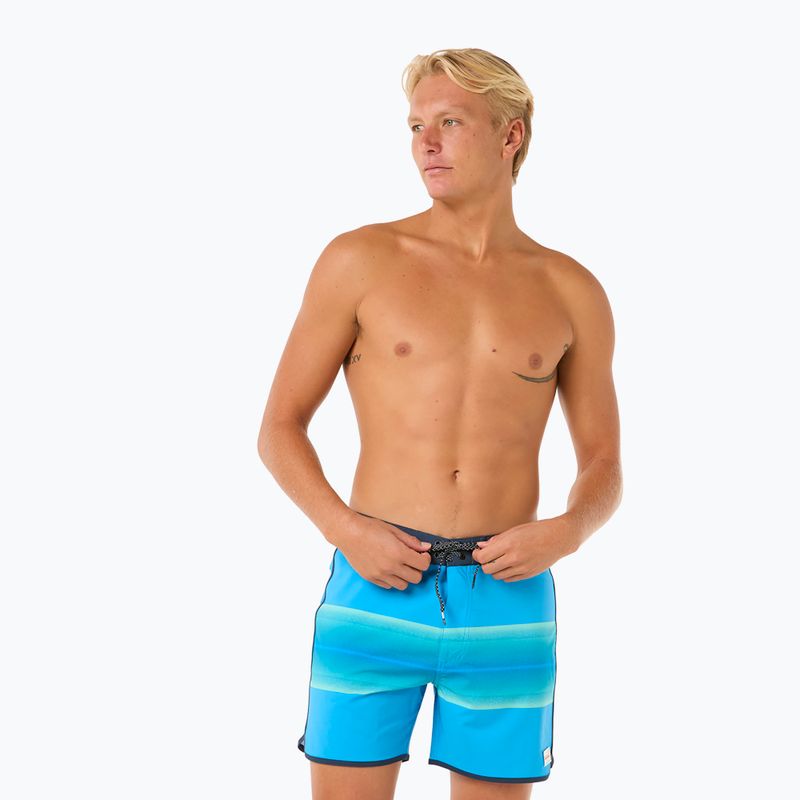 Pantaloni scurți de baie pentru bărbați Rip Curl Surf Revival Volley blue paint 4