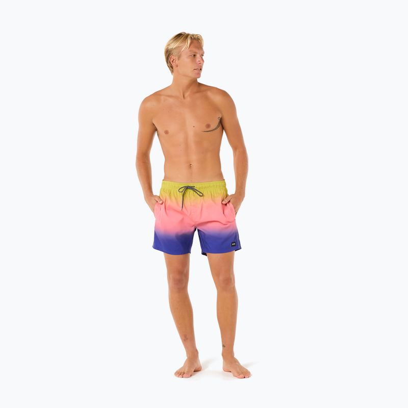Pantaloni scurți de baie pentru bărbați Rip Curl Laze Fade Volley wild berry 2