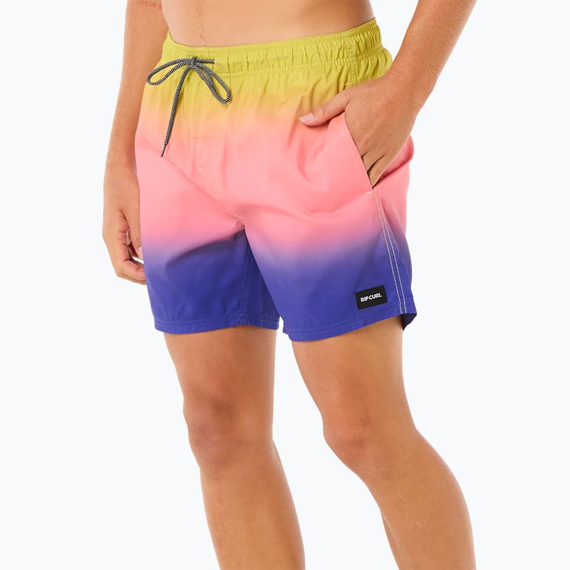 Pantaloni scurți de baie pentru bărbați Rip Curl Laze Fade Volley wild berry 6