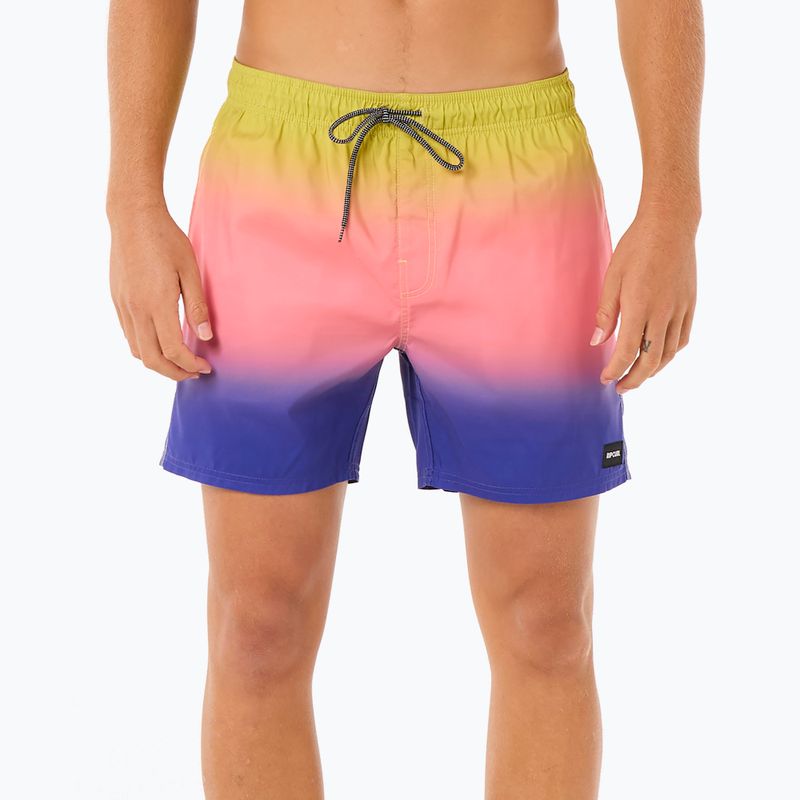 Pantaloni scurți de baie pentru bărbați Rip Curl Laze Fade Volley wild berry