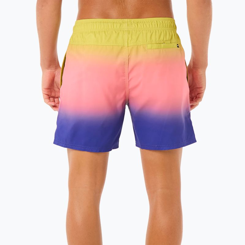 Pantaloni scurți de baie pentru bărbați Rip Curl Laze Fade Volley wild berry 3