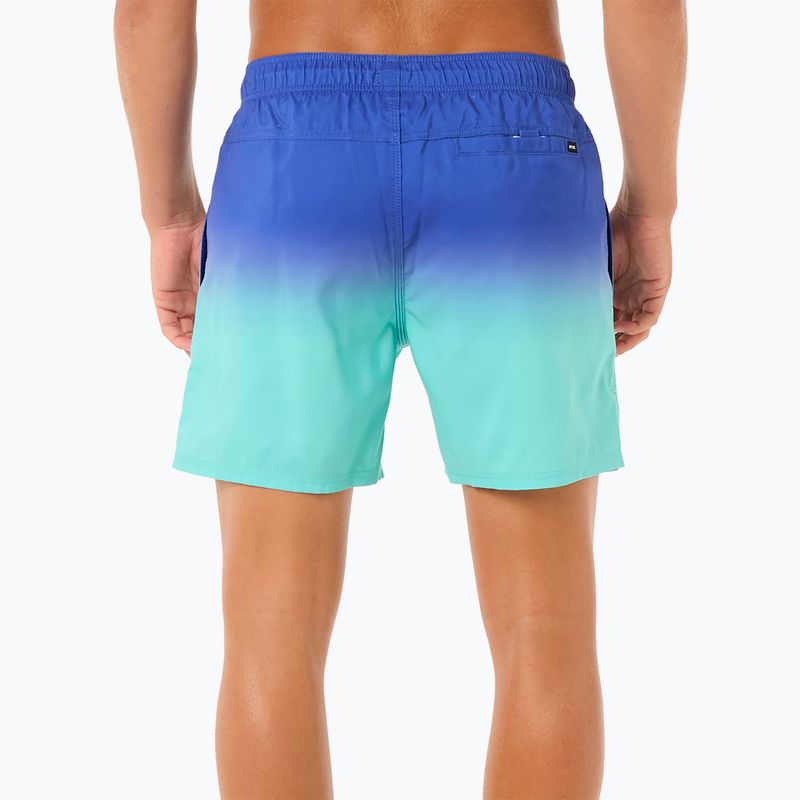 Pantaloni scurți de baie pentru bărbați Rip Curl Laze Fade Volley electric cobalt 3
