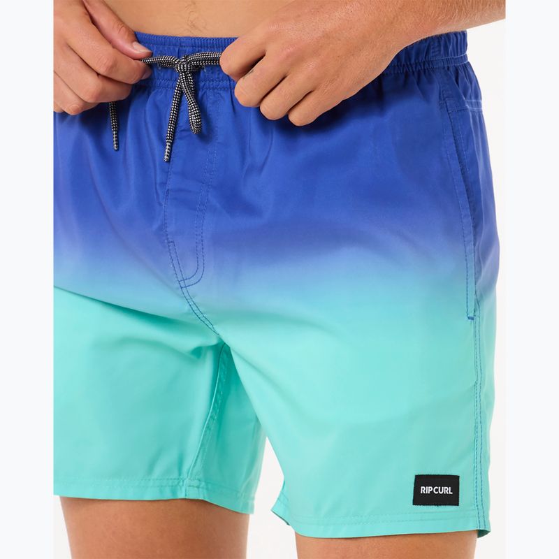 Pantaloni scurți de baie pentru bărbați Rip Curl Laze Fade Volley electric cobalt 4