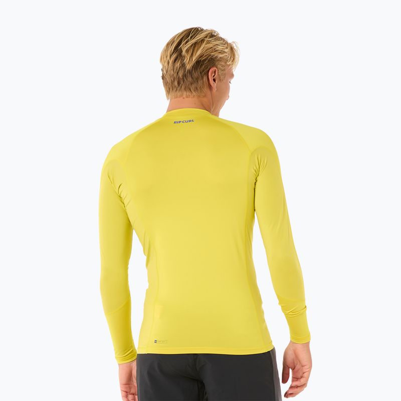 Longsleeve de înot pentru bărbați Rip Curl Waves UPF Performance sulphur 3