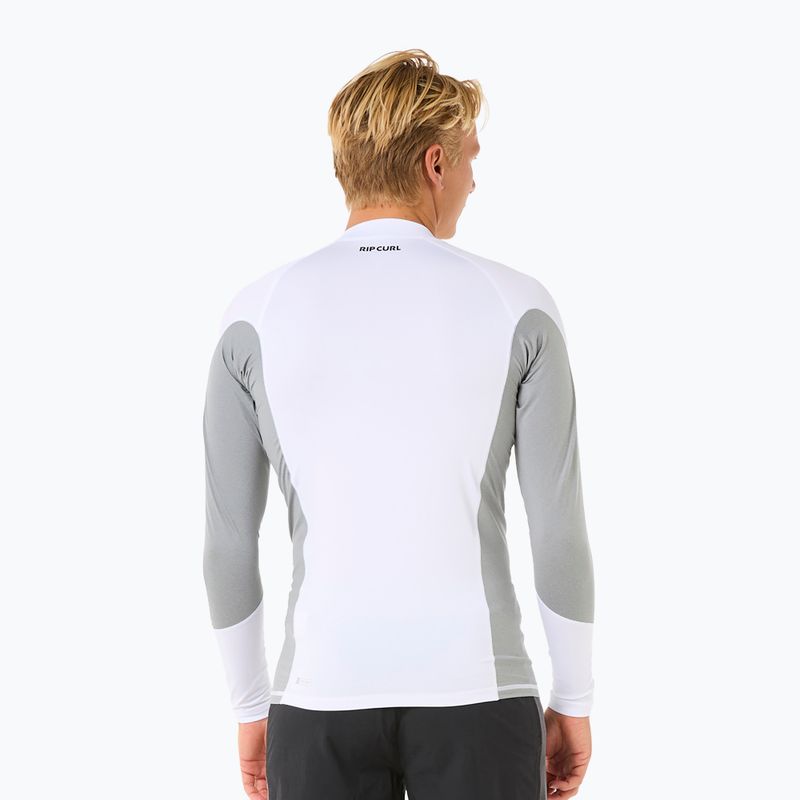 Longsleeve de înot pentru bărbați Rip Curl Waves UPF Performance white 3