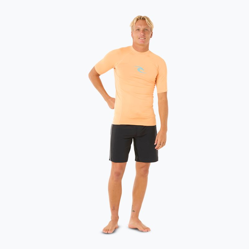 Tricou de înot pentru bărbați Rip Curl Waves UPF Performance mandarin zest 2