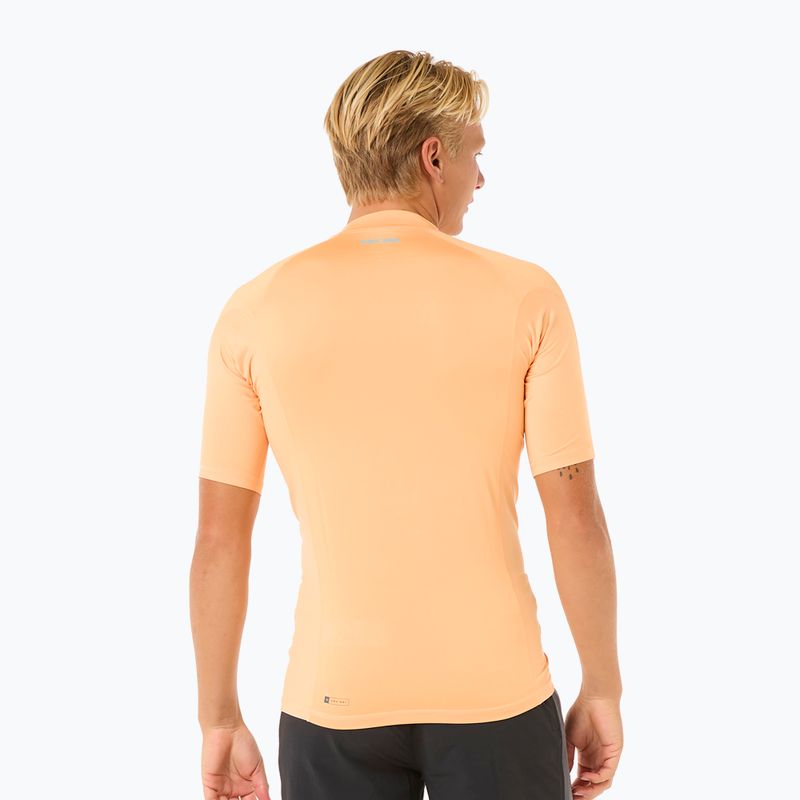 Tricou de înot pentru bărbați Rip Curl Waves UPF Performance mandarin zest 3