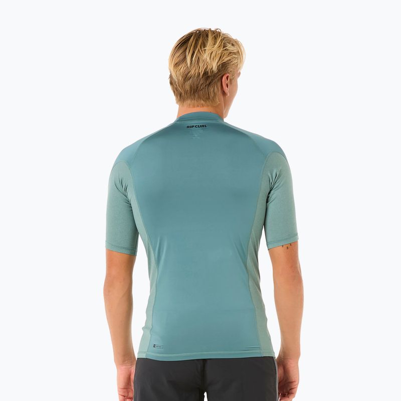 Tricou de înot pentru bărbați Rip Curl Waves UPF Performance bluestone 3