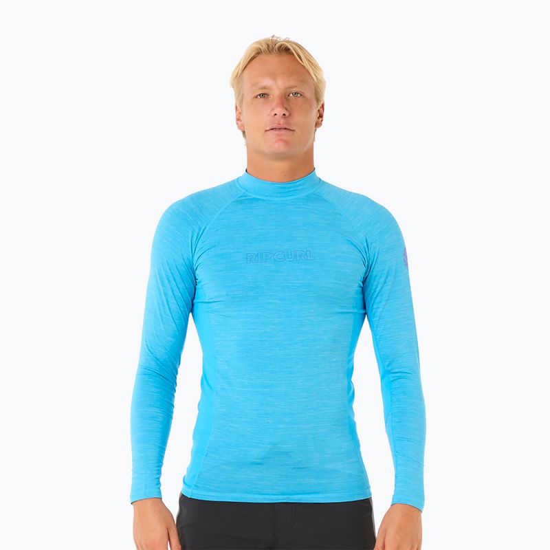 Longsleeve de înot pentru bărbați Rip Curl Dawn Patrol UPF Performance blue paint