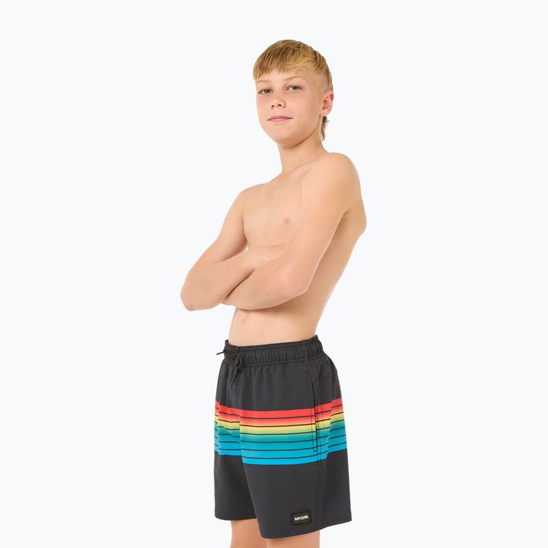 Pantaloni scurți de baie pentru copii Rip Curl Surf Revival Volley black 4