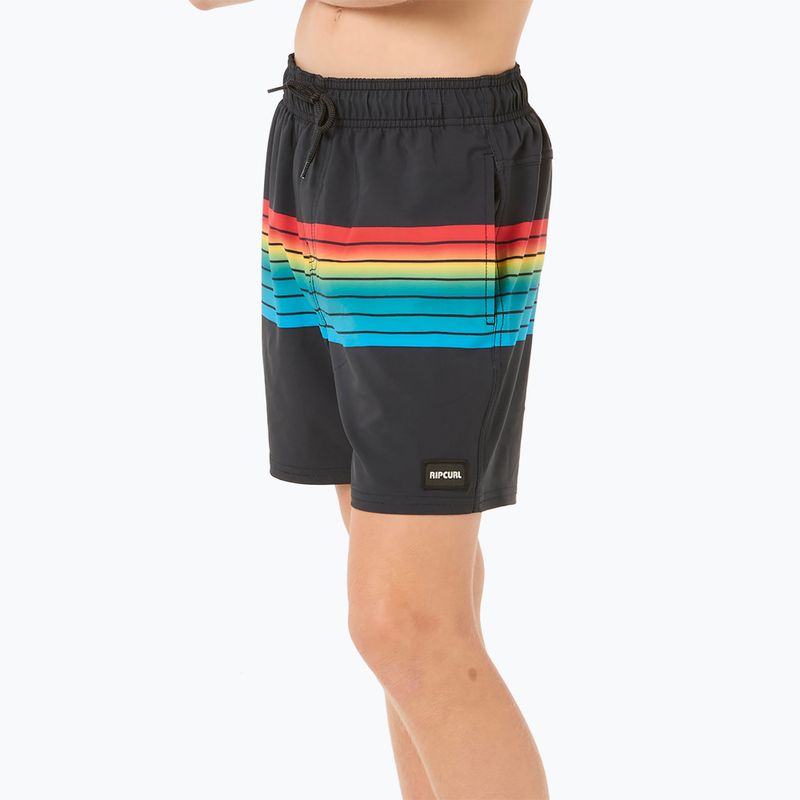 Pantaloni scurți de baie pentru copii Rip Curl Surf Revival Volley black 6