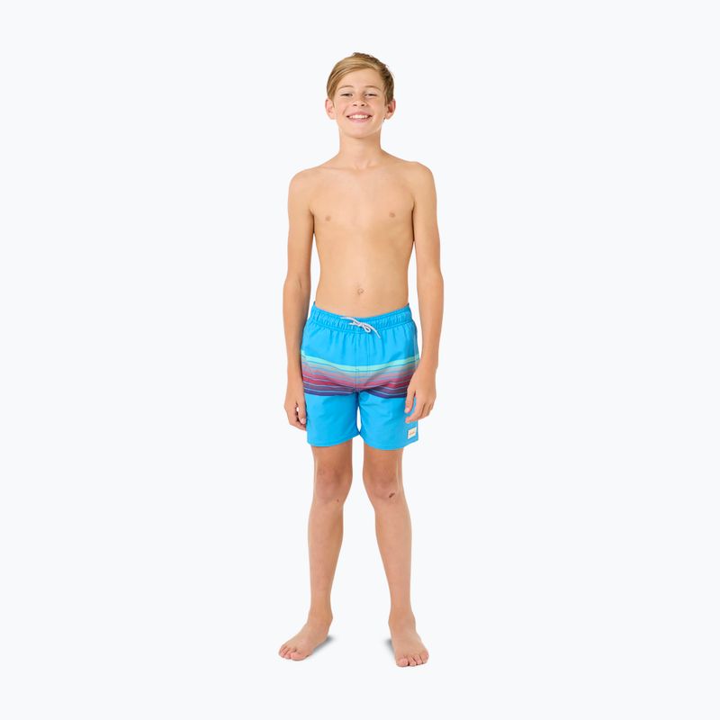 Pantaloni scurți de baie pentru copii Rip Curl Surf Revival Volley blue paint 2