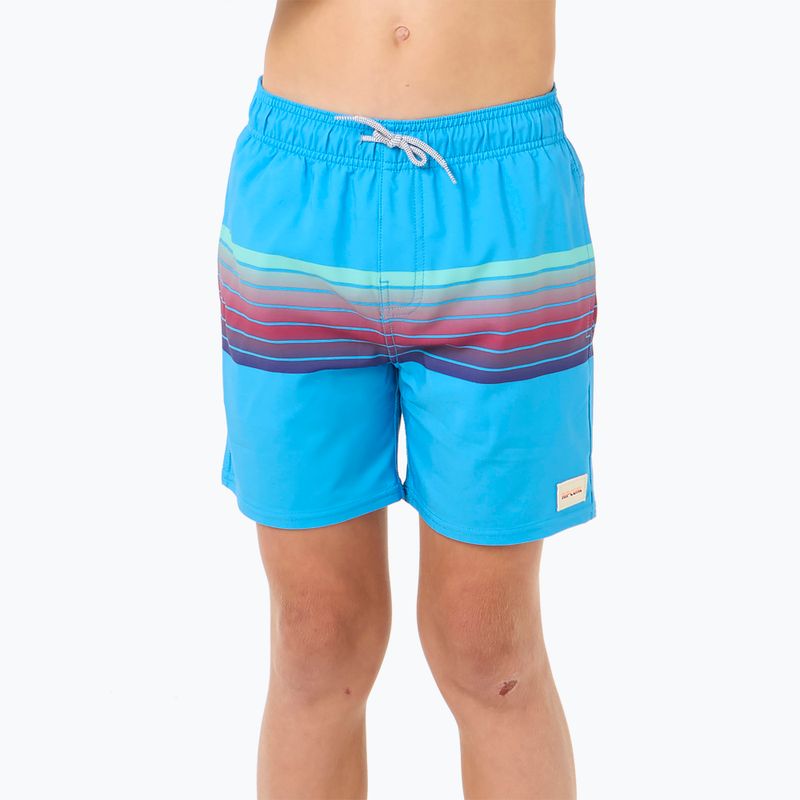 Pantaloni scurți de baie pentru copii Rip Curl Surf Revival Volley blue paint 5
