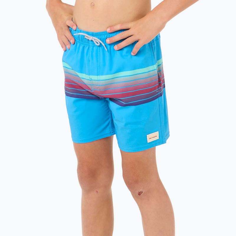 Pantaloni scurți de baie pentru copii Rip Curl Surf Revival Volley blue paint 6