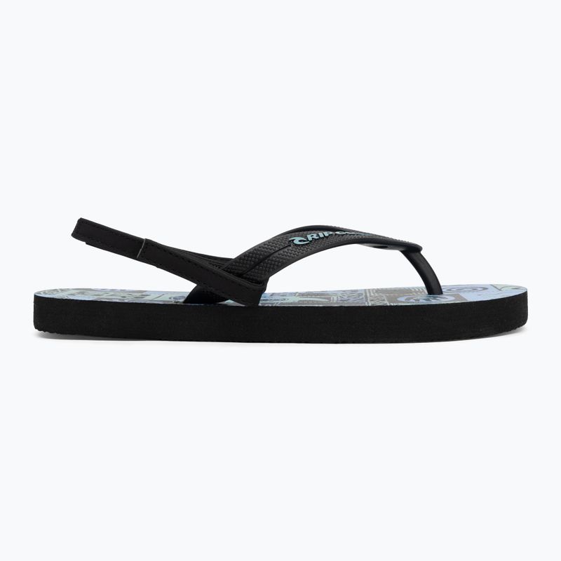 Papuci pentru copii  Rip Curl Grom Energy Bloom black/blue 2