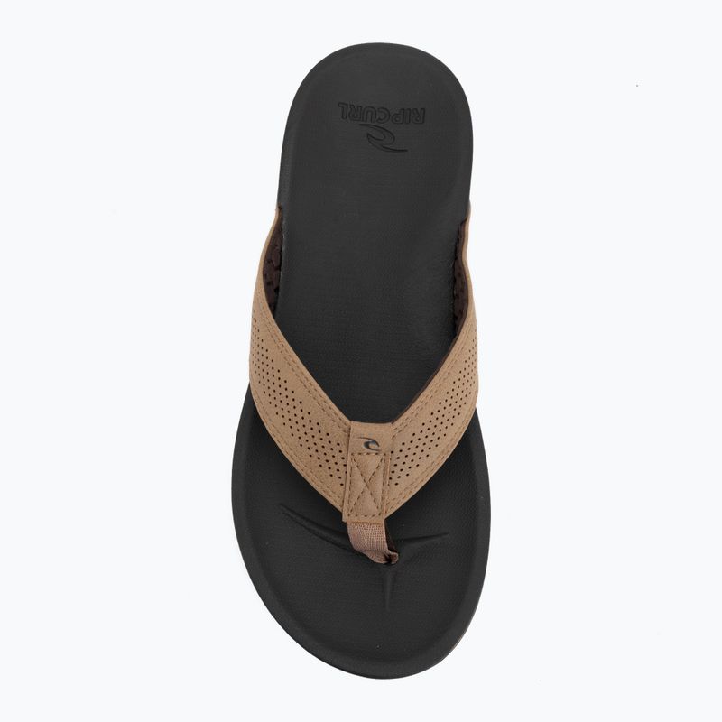 Șlapi pentru bărbați Rip Curl Chiba Bloom Open Toe brown/black 5