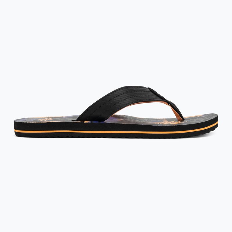 Papuci pentru bărbați  Rip Curl Ripper Bloom black/orange 2