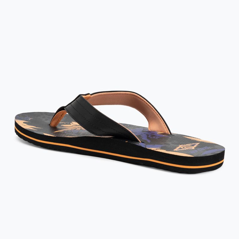 Papuci pentru bărbați  Rip Curl Ripper Bloom black/orange 3