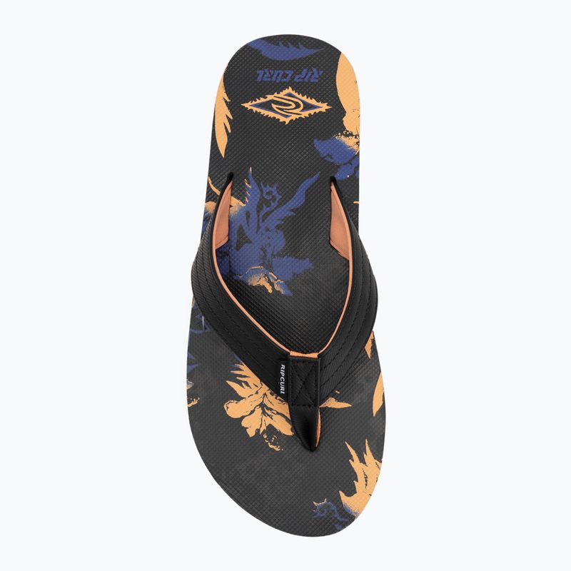 Papuci pentru bărbați  Rip Curl Ripper Bloom black/orange 5