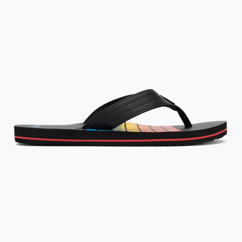 Papuci pentru bărbați  Rip Curl Ripper Bloom black/red 2
