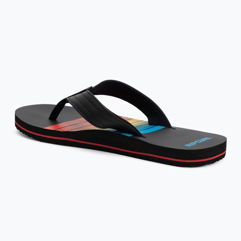 Papuci pentru bărbați  Rip Curl Ripper Bloom black/red 3