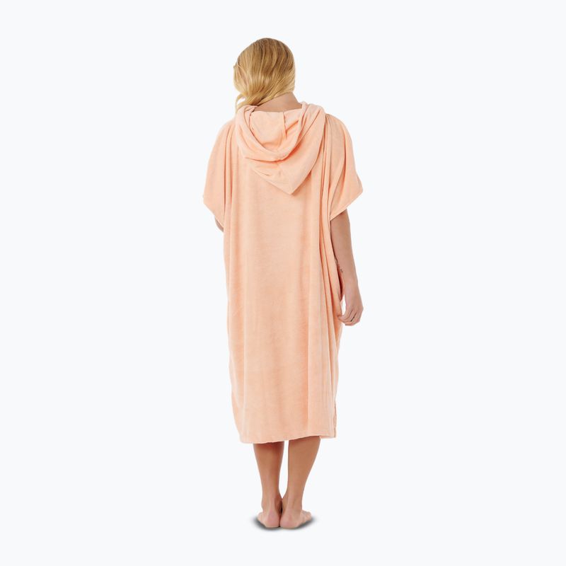 Poncho pentru femei Rip Curl Classic Surf Hooded bright peach 2