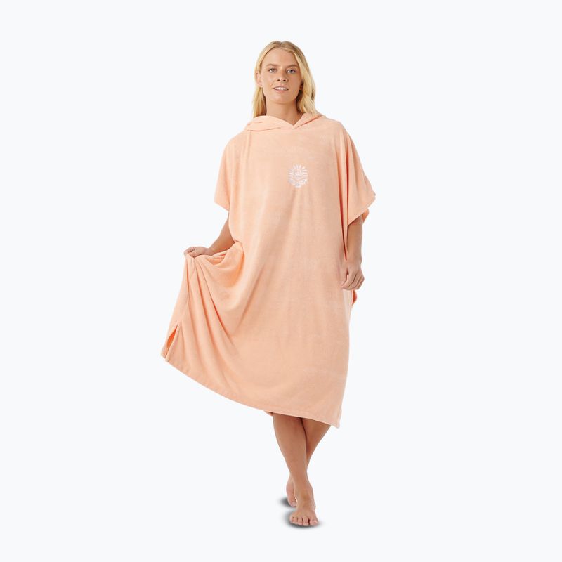 Poncho pentru femei Rip Curl Classic Surf Hooded bright peach 4