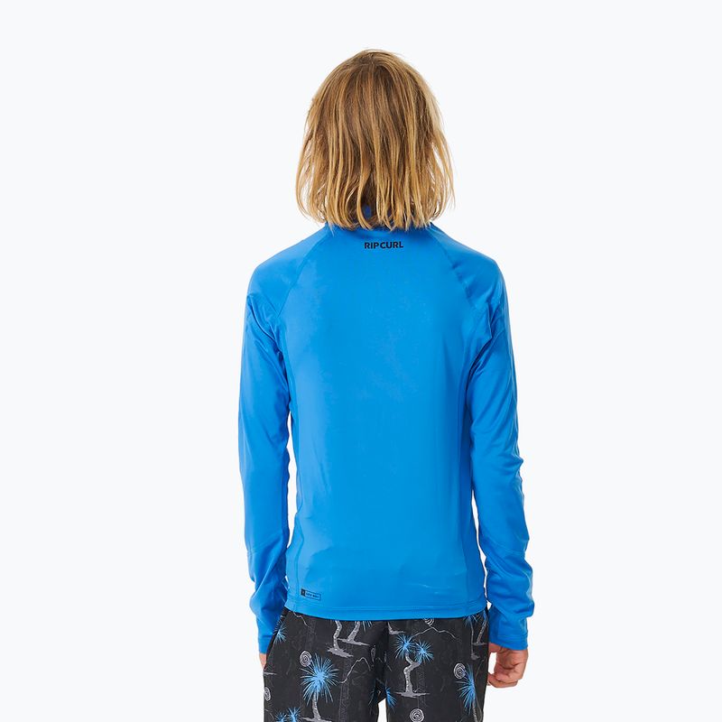 Bluză cu mânecă lungă pentru înot pentru copii Rip Curl Waves Upf blue gum 3