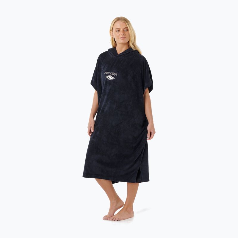 Poncho pentru femei Rip Curl Classic Surf Hooded black/off white 3