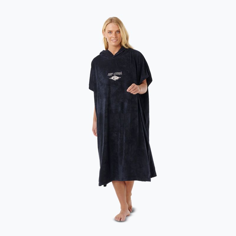 Poncho pentru femei Rip Curl Classic Surf Hooded black/off white 4