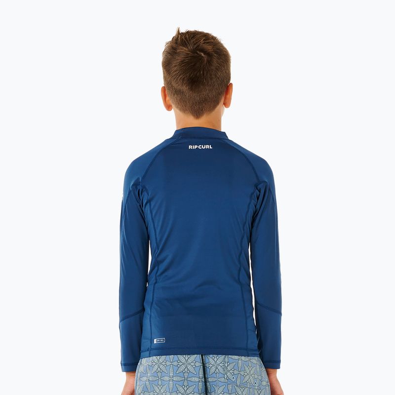 Bluză cu mânecă lungă pentru înot pentru copii Rip Curl Waves Upf light navy 3