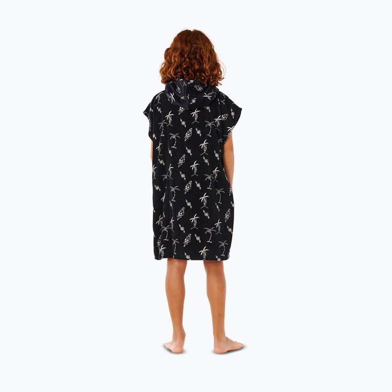 Poncho pentru copii Rip Curl Mixed Hooded Towel black 2