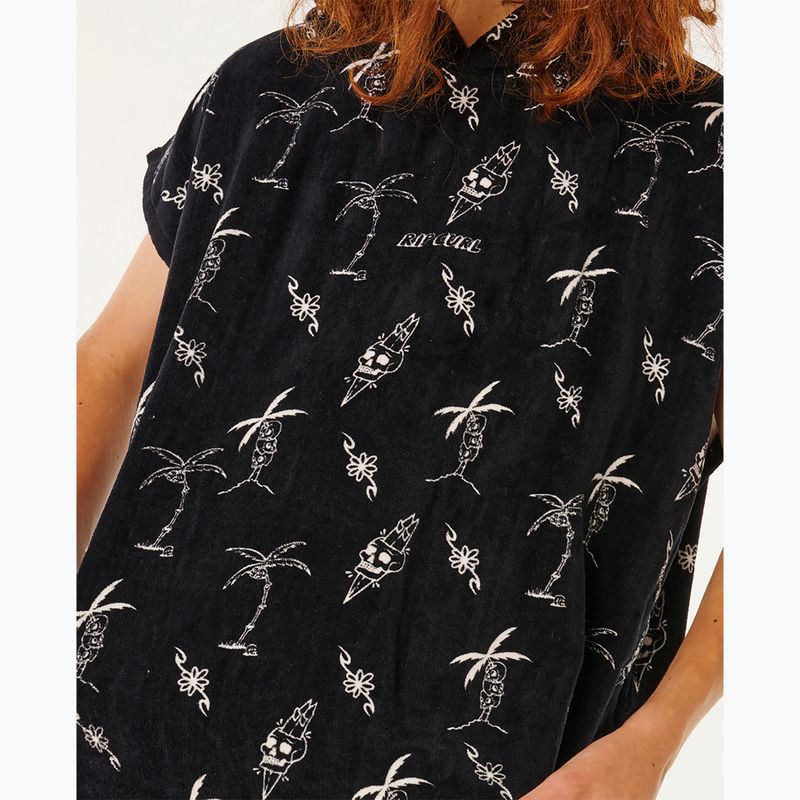 Poncho pentru copii Rip Curl Mixed Hooded Towel black 6