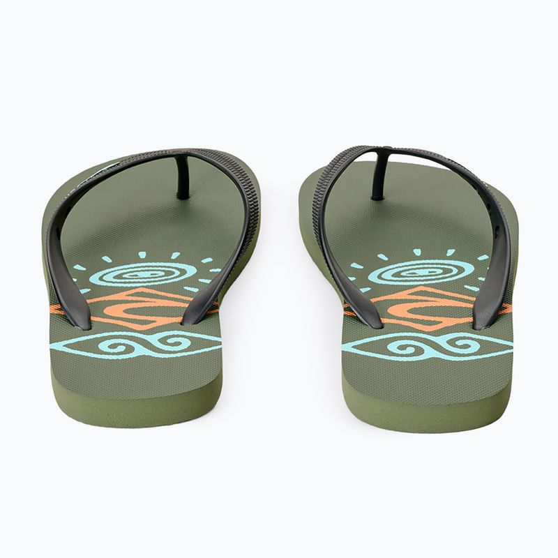 Șlapi pentru copii Rip Curl Sessions Bloom Open Toe olive 3
