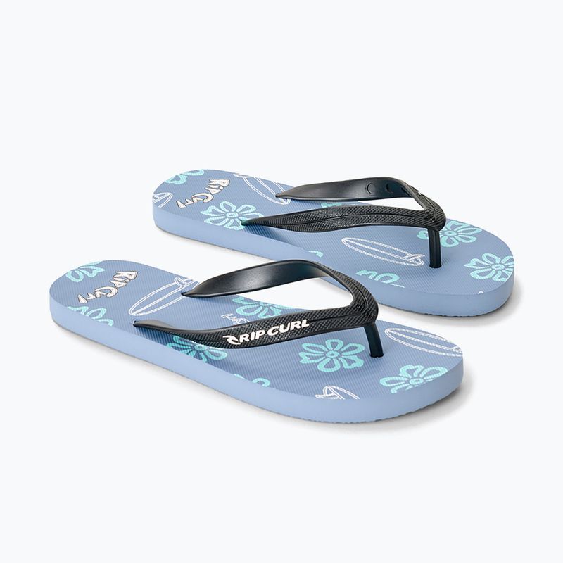 Șlapi pentru copii Rip Curl Sessions Bloom Open Toe faded denim 2