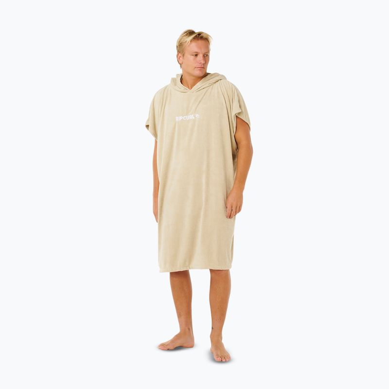 Poncho pentru bărbați Rip Curl Brand Hooded khaki 4