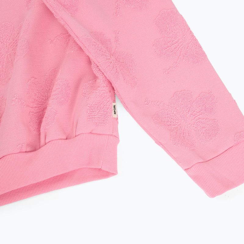 Bluză pentru femei Rip Curl Paradise Terry Crew pink 4