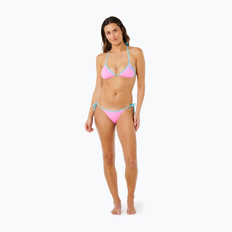 Top de costum de baie Rip Curl Surf Puff Sliding Tri light pink 2